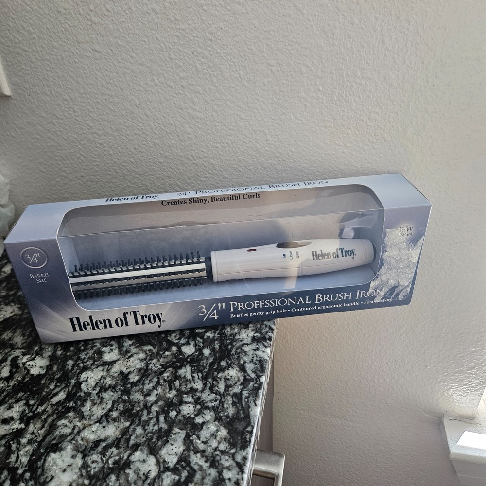 New Helen of Troy Regular 3/4 Professional Brush Curling‎ Iron 1511
